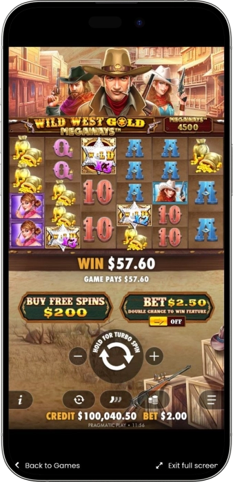 Wild West Gold Megaways App